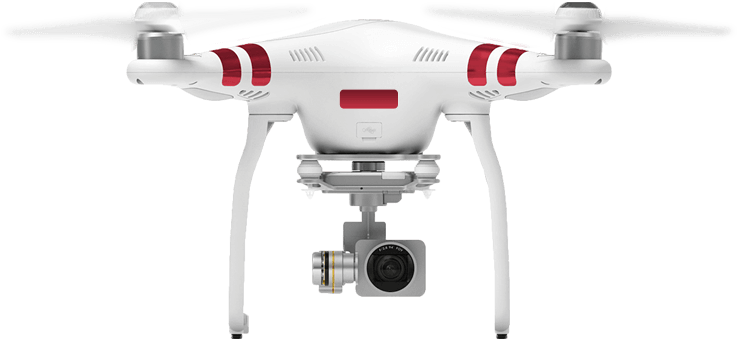 Drone flying in the sky